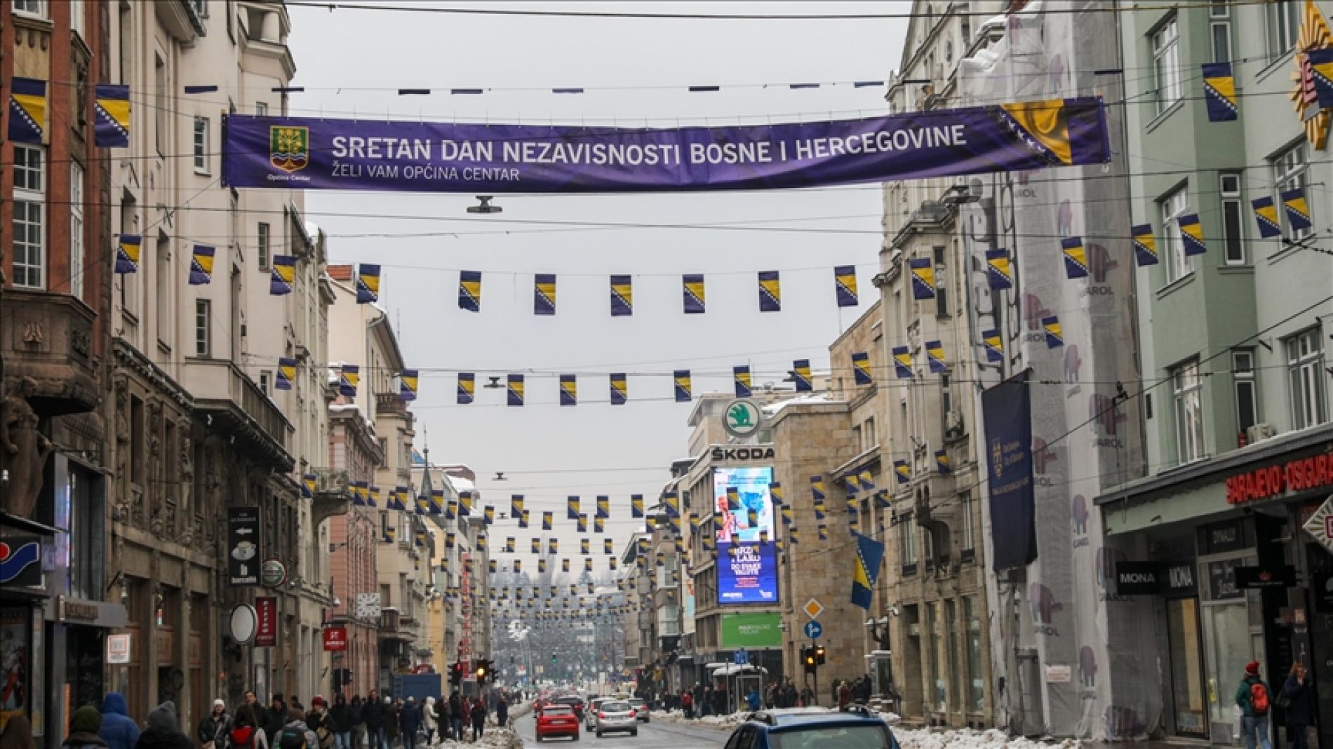 U Sarajevu praznična atmosfera uoči Dana nezavisnosti Bosne i Hercegovine
