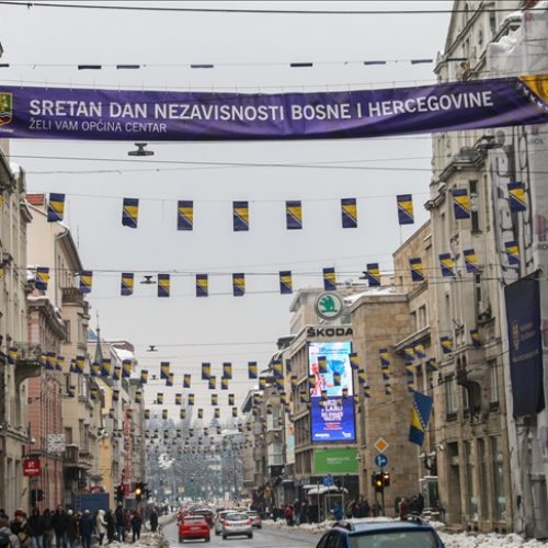 U Sarajevu praznična atmosfera uoči Dana nezavisnosti Bosne i Hercegovine