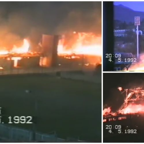 VIDEO: Na današnji dan zapaljen stadion Grbavica u Sarajevu