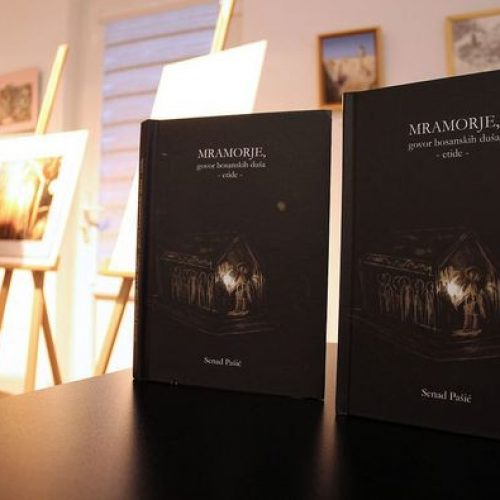“Mostarsko ljeto” : Promovirana knjiga i otvorena izložba „Mramorje, govor bosanskih duša – etide”