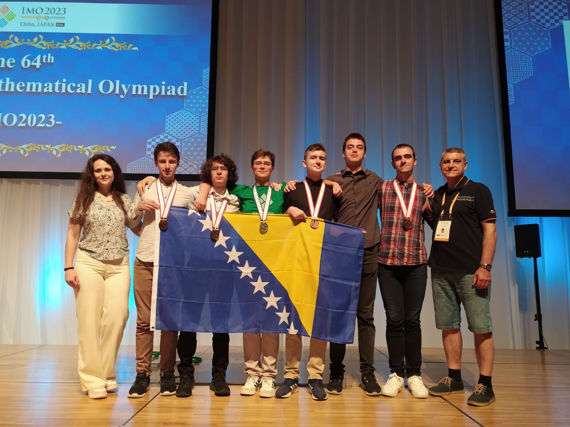 Bosanski učenici osvojili pet medalja na 64. Internacionalnoj matematičkoj olimpijadi u Japanu