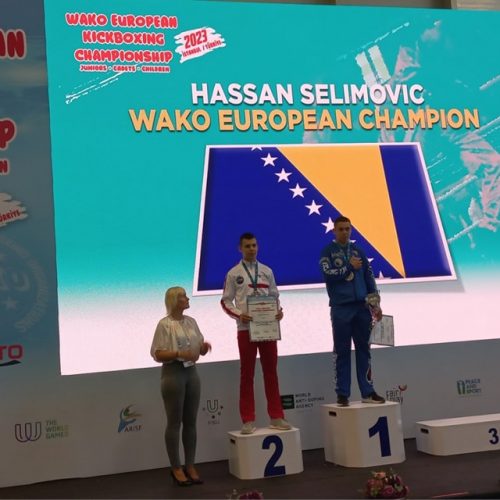 Selimović osvojio zlatnu medalju na Evropskom prvenstvu u kickboxingu