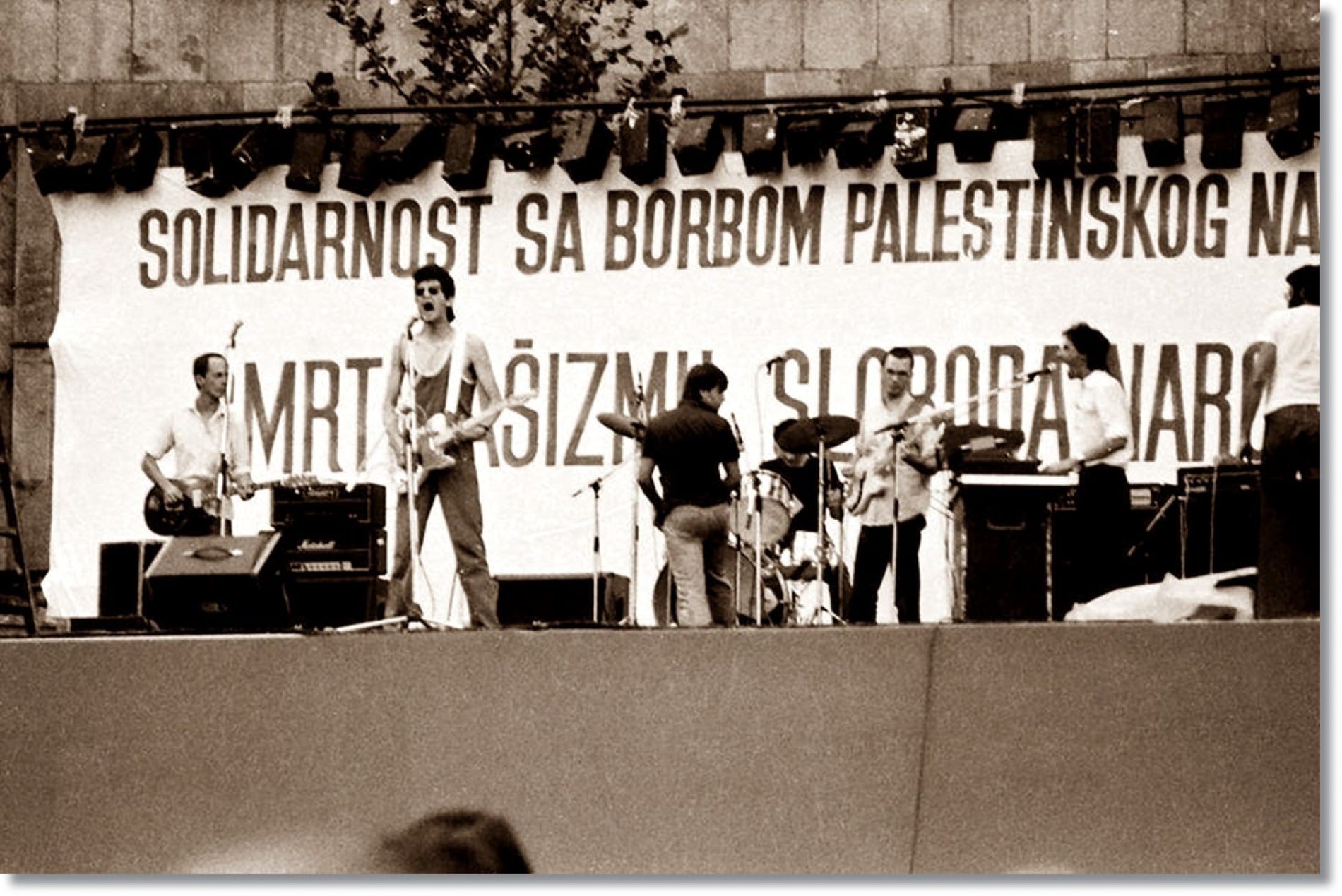Kako je u bivšoj državi 1982. organizovan rock koncert za Palestinu