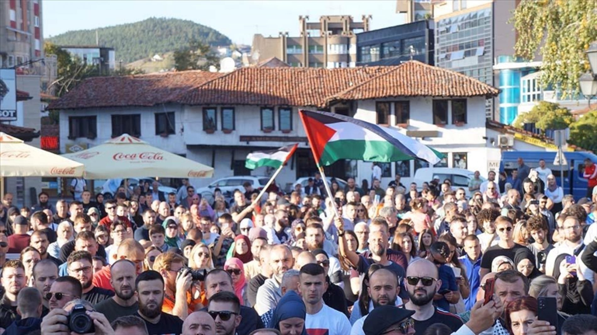 U centru Novog Pazara održan skup podrške Palestini