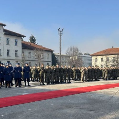 U Rajlovcu promovirana 30. klasa novih vojnika OS BiH