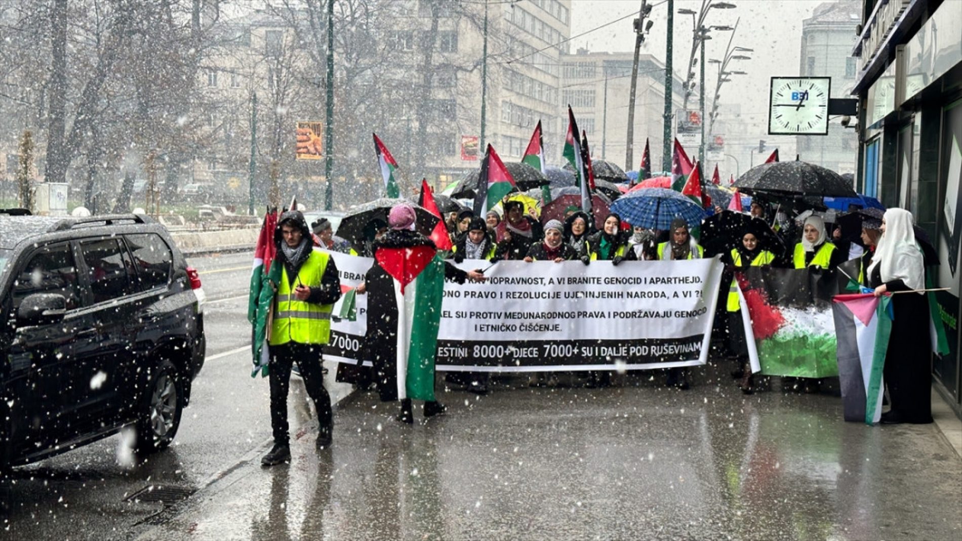 U Sarajevu održana mirna šetnja podrške narodu Palestine