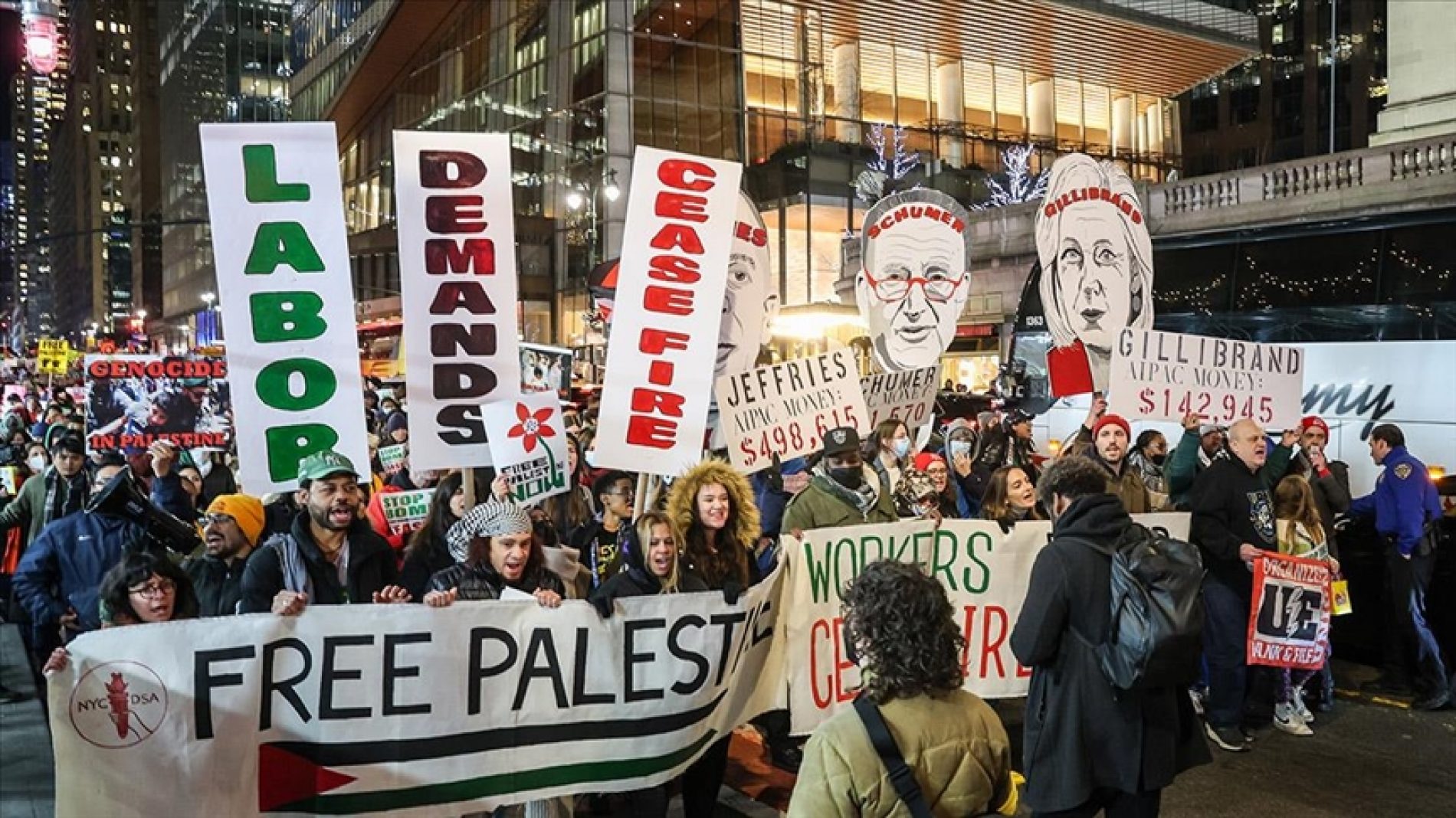 Američki sindikati na propalestinskom skupu u New Yorku, prozivali političare zbog proizraelskog lobiranja