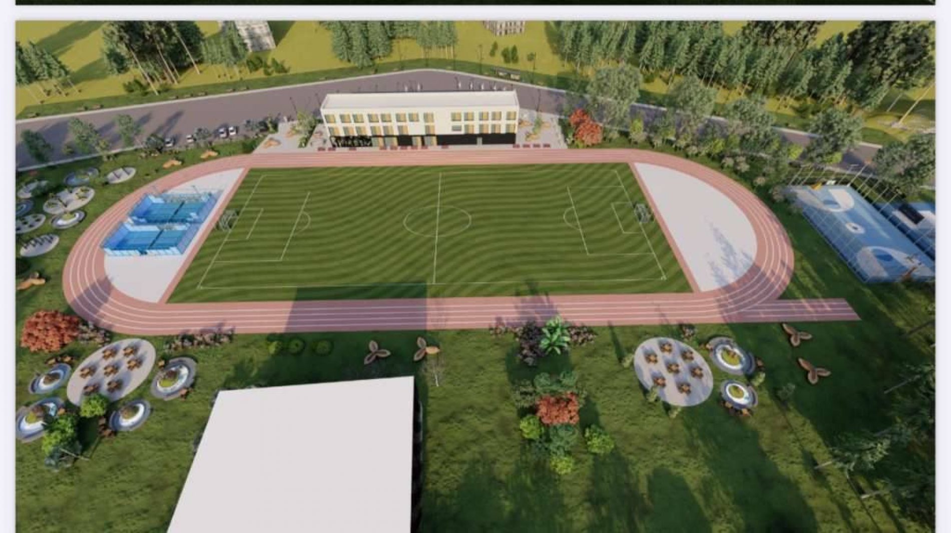 Predstavljen projekt izgradnje sportskih terena na kampusu Univerziteta Džemal’ Bijedić’