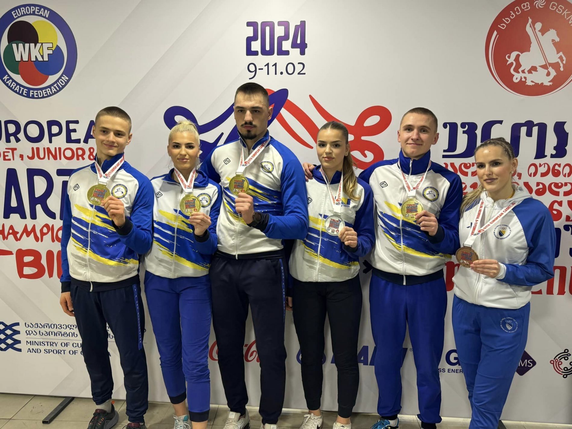 Sarajevo – predstavljeni bosanski karatisti koji su osvojili medalje na Evropskom prvenstvu