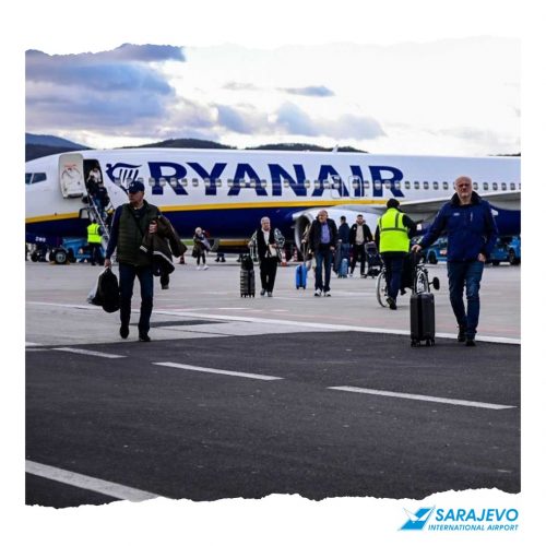 Ryanair započeo aviooperacije sa Međunarodnog aerodroma Sarajevo
