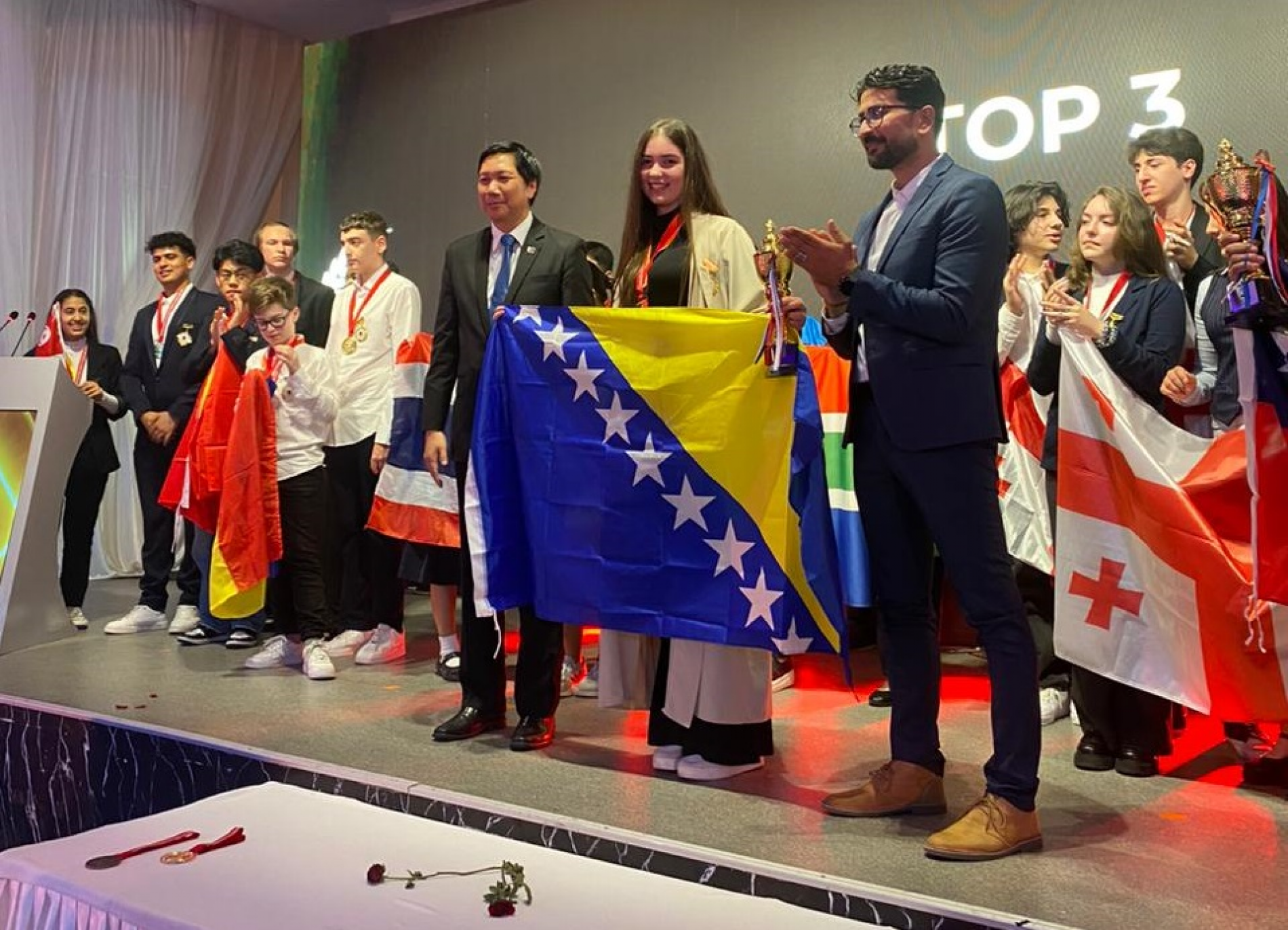 Svjetska olimpijada IFEST² u Tunisu: Fatima Hadžić sa svojim projektom “Energy splash” iz kategorije inženjeringa osvojila zlatnu medalju