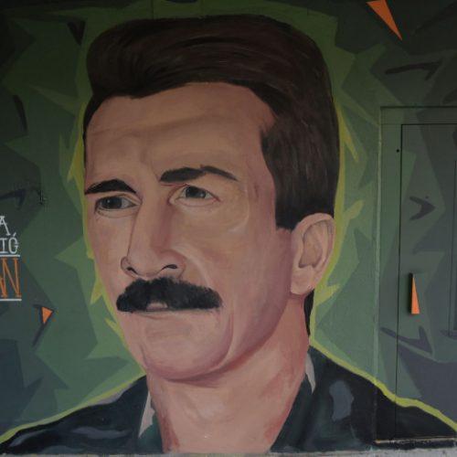Sarajevo: Na Ciglanama otkriven mural u čast Mustafe Hajrulahovića Talijana