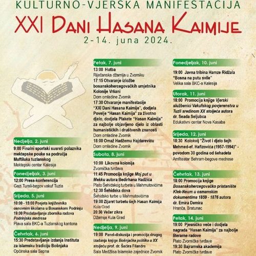 Počeli XXI Dani Hasana Kaimije: Povelja za životno djelo prof. dr. Ismetu Bušatliću 