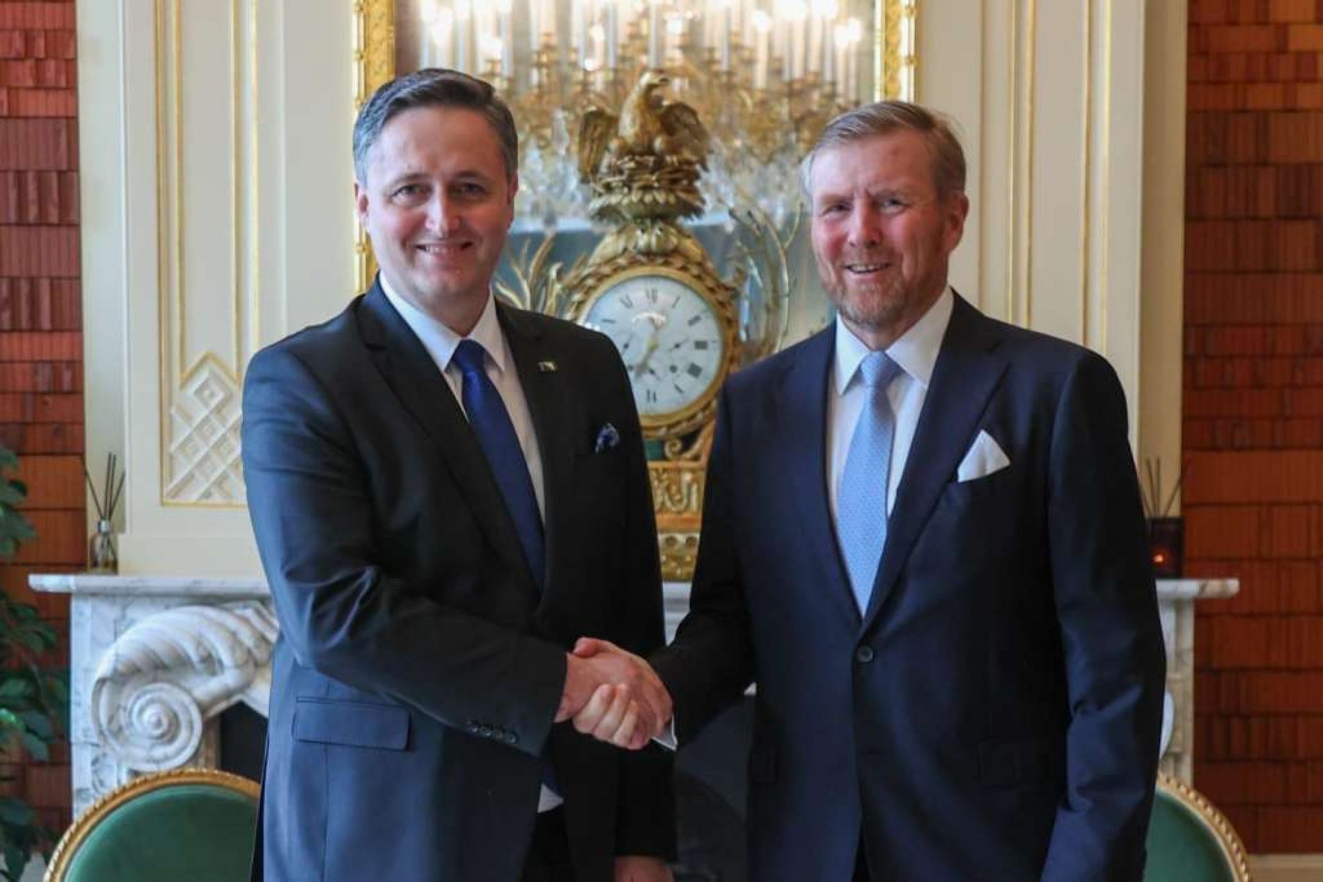 Kralj Nizozemske Willem-Alexander primio u audijenciju predsjedavajućeg državnog Predsjedništva dr Bećirovića