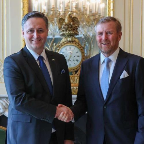 Kralj Nizozemske Willem-Alexander primio u audijenciju predsjedavajućeg državnog Predsjedništva dr Bećirovića